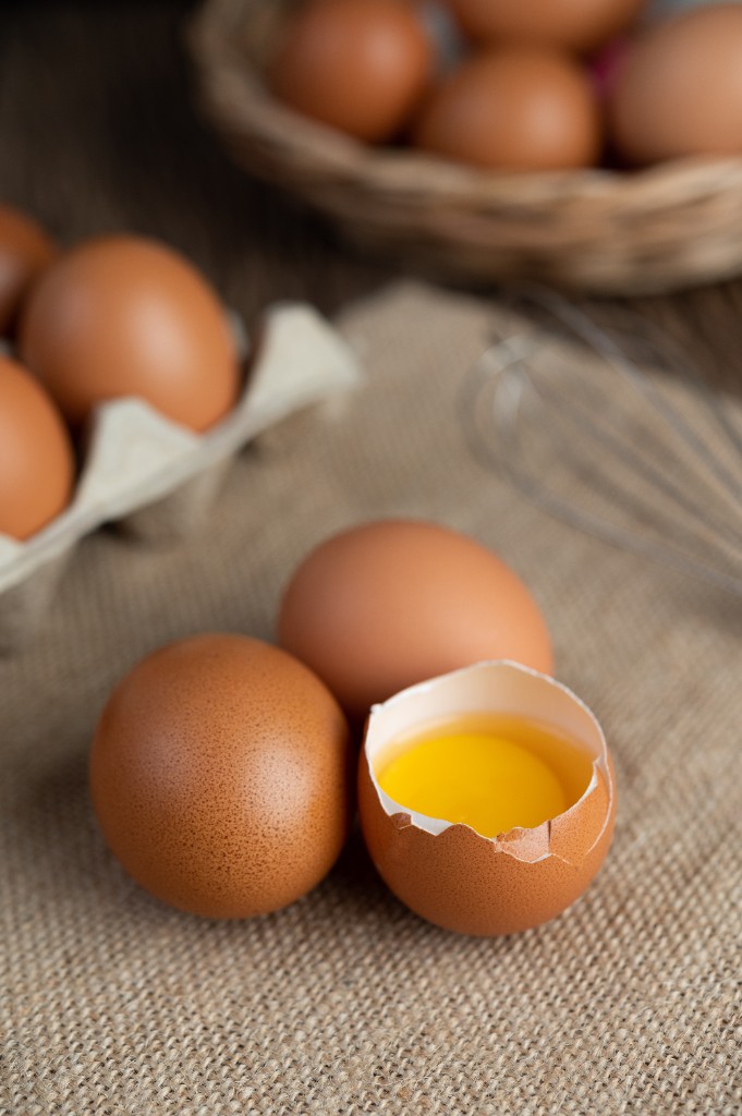 Eggs, a common food in a balanced diet